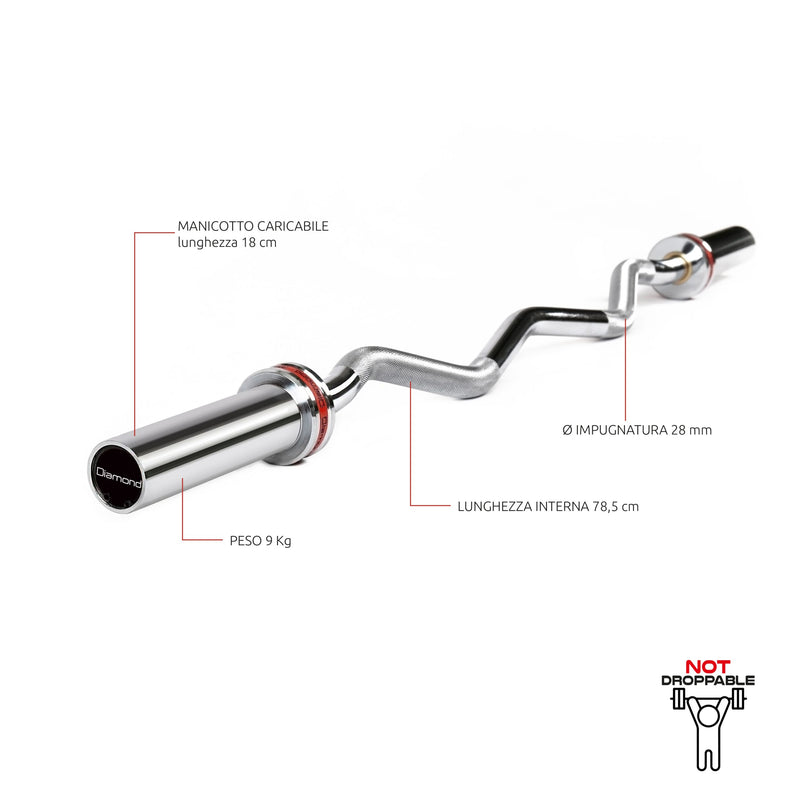 Carica immagine in Galleria Viewer, BILANCIERE OLIMPICO EZ – 150 KG