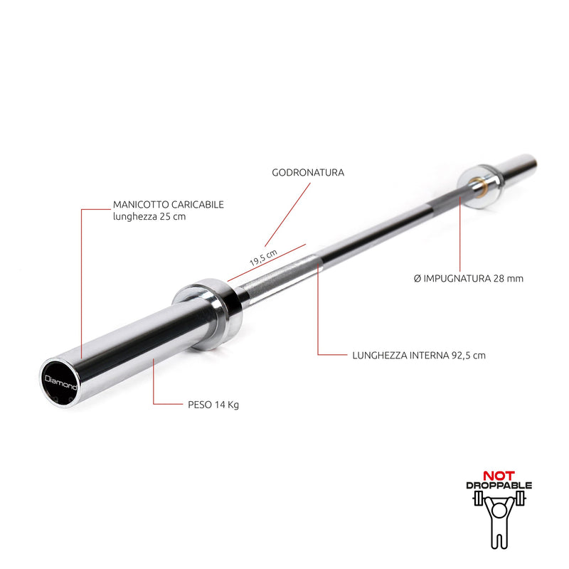 Carica immagine in Galleria Viewer, BILANCIERE OLIMPICO – 200 KG