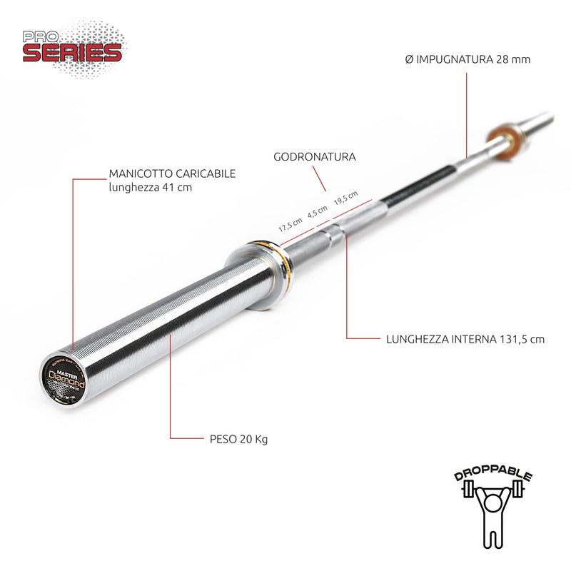 Carica immagine in Galleria Viewer, BILANCIERE OLIMPICO MASTER – 700 KG