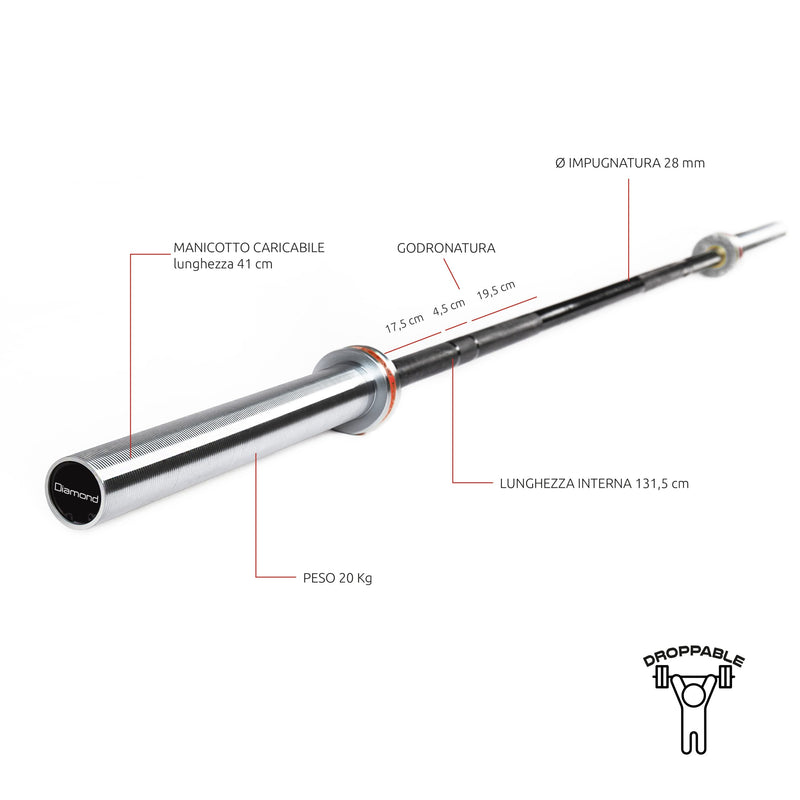Carica immagine in Galleria Viewer, BILANCIERE OLIMPICO SFIDA – 450 KG