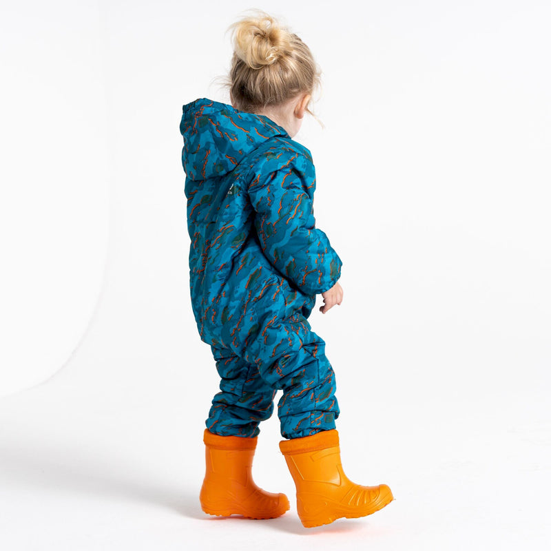 Carica immagine in Galleria Viewer, Tuta da neve isolata impermeabile per bambini Bambino II | Stampa mimetica blu