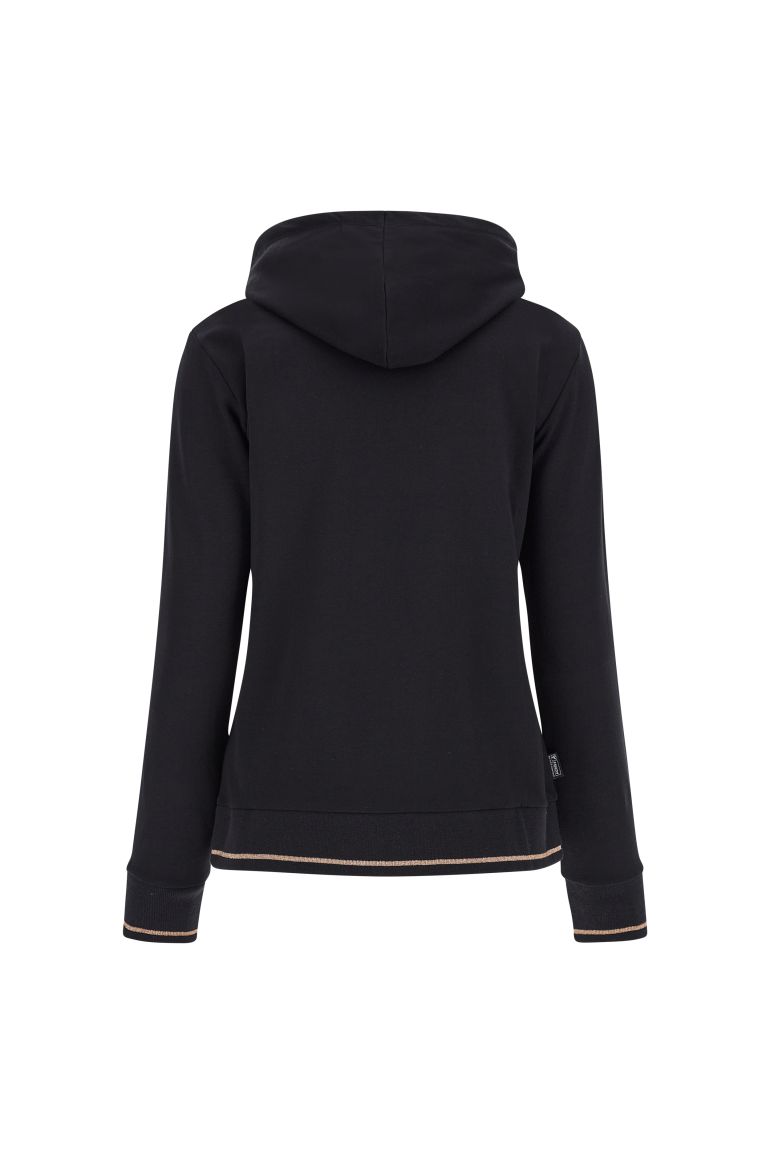 Carica immagine in Galleria Viewer, Felpa FREDDY interno cappuccio pied de poule e rifiniture color rame