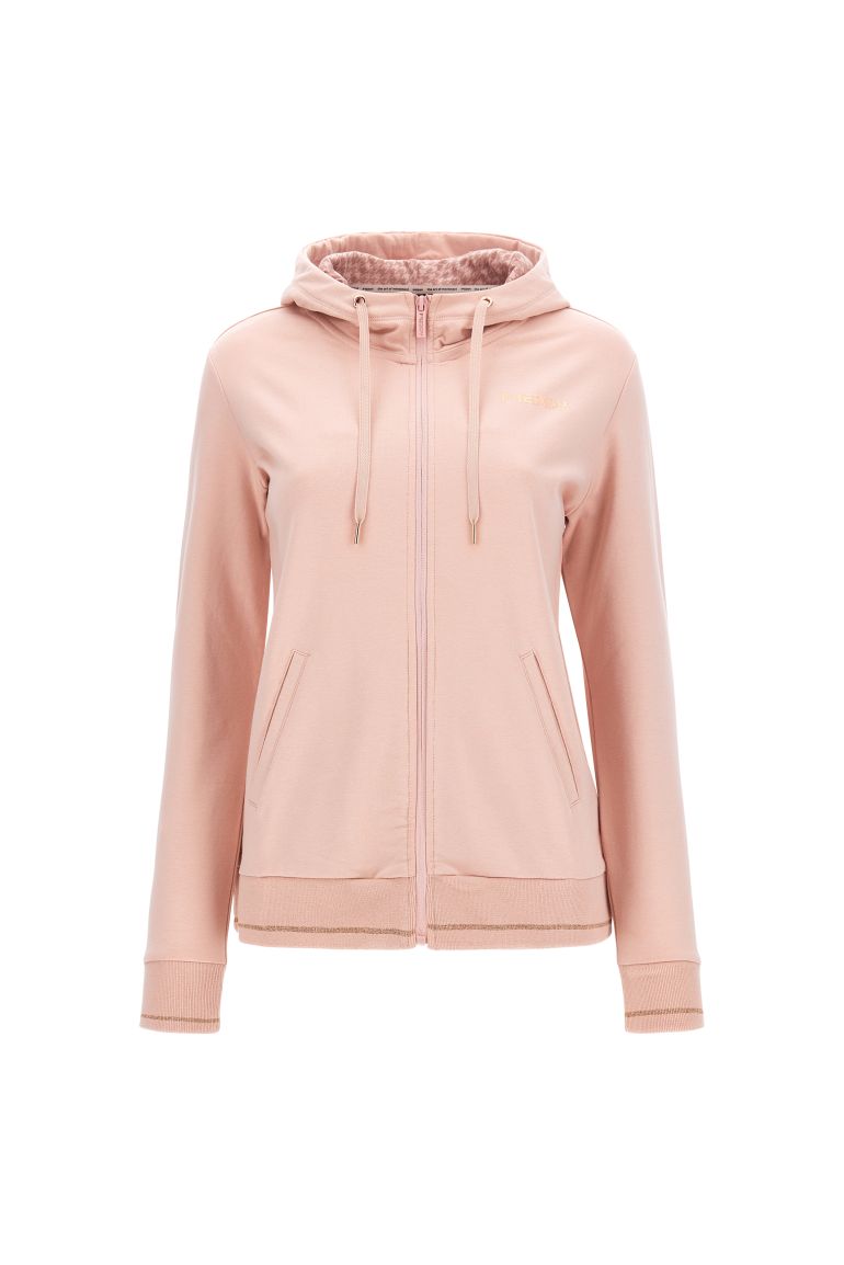 Carica immagine in Galleria Viewer, Felpa FREDDY interno cappuccio pied de poule e rifiniture color rame