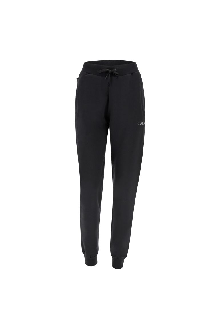 Carica immagine in Galleria Viewer, Pantaloni FREDDY sportivi elasticizzati con grafica in strass