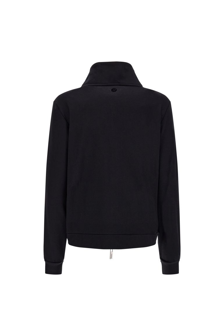 Carica immagine in Galleria Viewer, Felpa FREDDY comfort con zip e stampa Freddy effetto strass