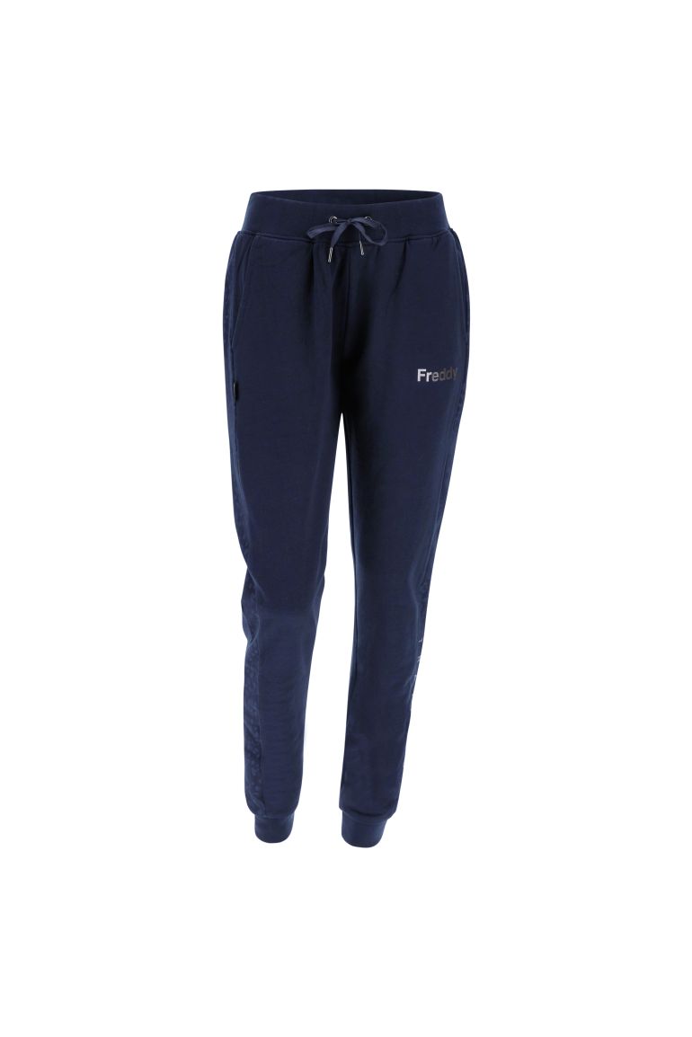 Carica immagine in Galleria Viewer, Pantaloni FREDDY sportivi coulisse e bande laterali animalier