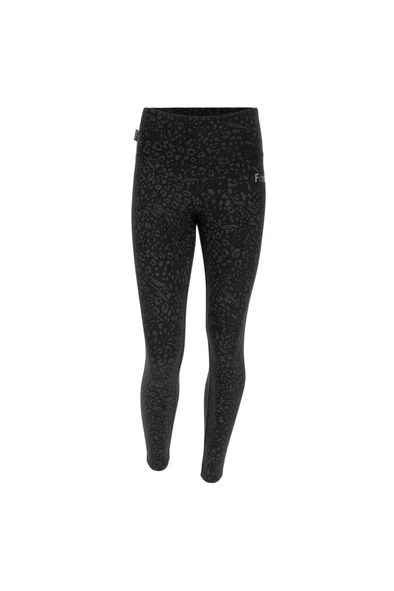 Carica immagine in Galleria Viewer, Leggings FREDDY sportivi 7/8 vita alta felpa fantasia animalier