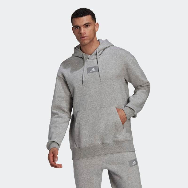 Carica immagine in Galleria Viewer, FELPA ADIDAS CON CAPPUCCIO ESSENTIALS FEELVIVID COTTON FLEECE DROP SHOULDER