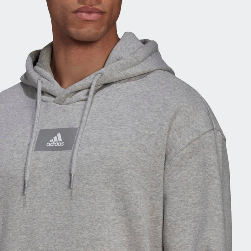Carica immagine in Galleria Viewer, FELPA ADIDAS CON CAPPUCCIO ESSENTIALS FEELVIVID COTTON FLEECE DROP SHOULDER