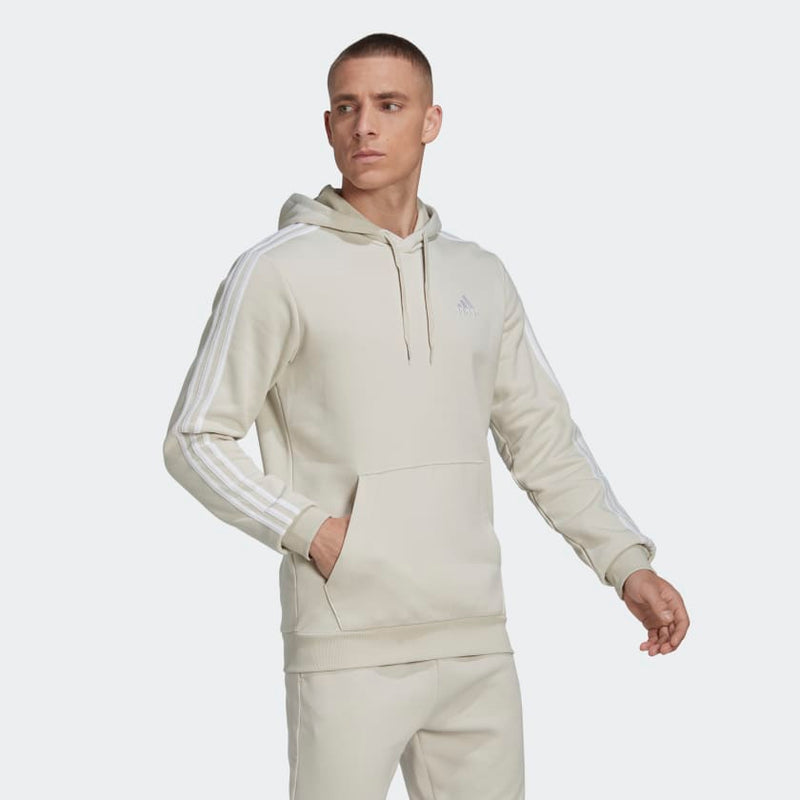 Carica immagine in Galleria Viewer, FELPA ADIDAS CON CAPPUCCIO ESSENTIALS FLEECE 3-STRIPES