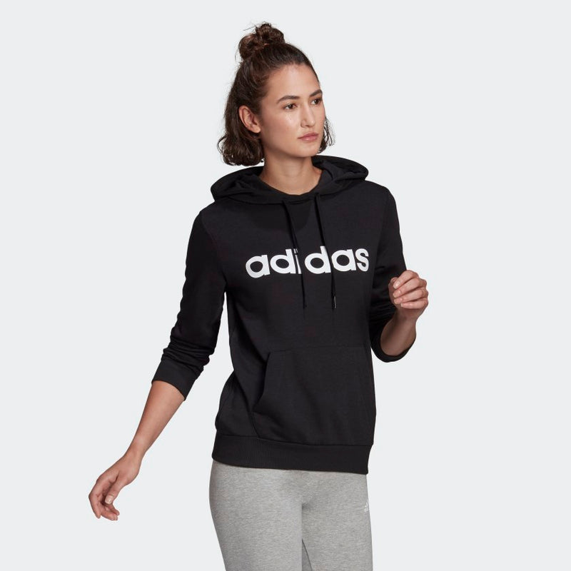 Carica immagine in Galleria Viewer, FELPA HOODIE ESSENTIALS LOGO Black / White
