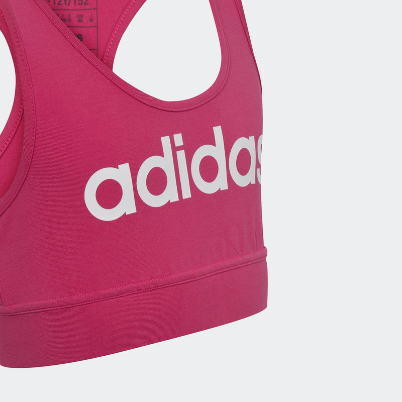 Carica immagine in Galleria Viewer, TOP REGGISENO IN COTONE CON LOGO LINEARE ESSENTIALS