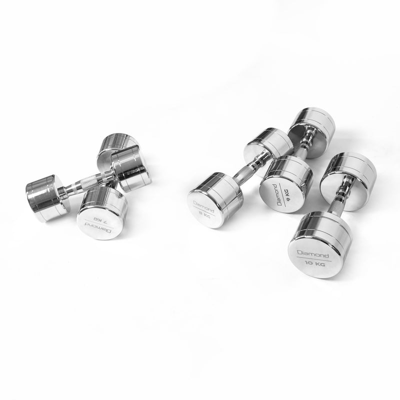 Carica immagine in Galleria Viewer, SET MANUBRI CROMATI 1-10 KG