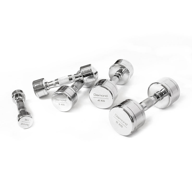 Carica immagine in Galleria Viewer, SET MANUBRI CROMATI 1-10 KG