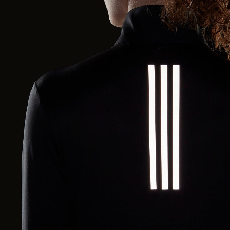 Carica immagine in Galleria Viewer, T-shirt ADIDAS OWN THE RUN 1/2 ZIP Black