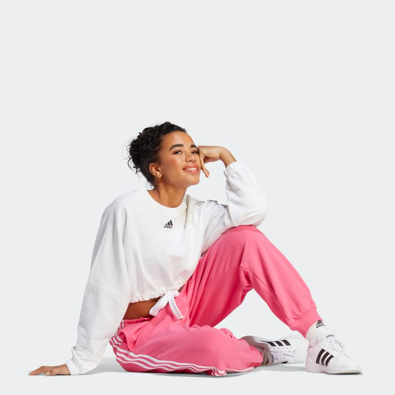 Carica immagine in Galleria Viewer, PANTALONI ESSENTIALS 3-STRIPES FRENCH TERRY LOOSE-FIT
