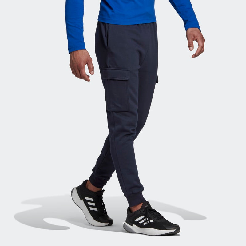 Carica immagine in Galleria Viewer, PANTALONI ADIDAS ESSENTIALS FLEECE REGULAR TAPERED CARGO
