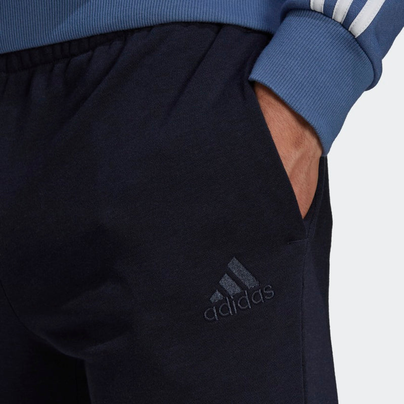 Carica immagine in Galleria Viewer, PANTALONI ESSENTIALS FRENCH TERRY TAPERED CUFF LOGO Legend Ink / White