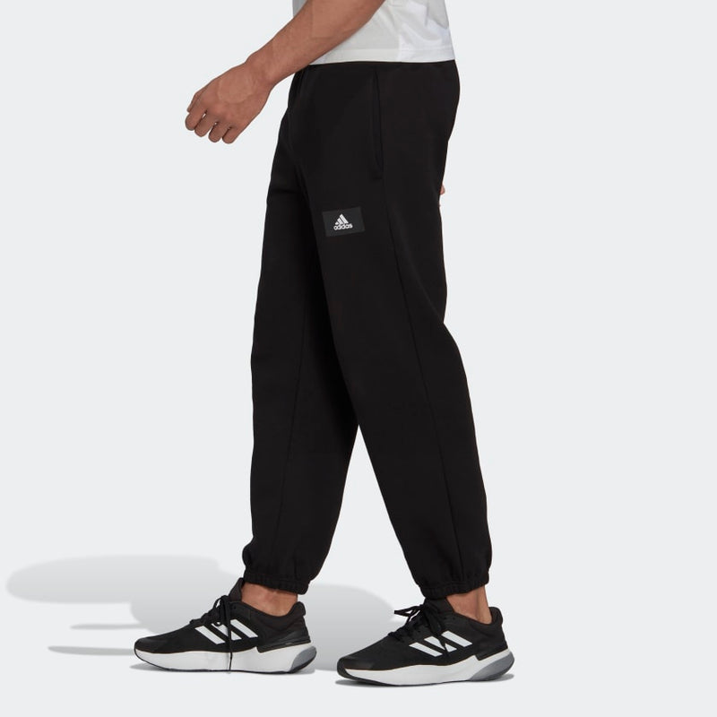 Carica immagine in Galleria Viewer, PANTALONI ADIDAS DA ALLENAMENTO ESSENTIALS FEELVIVID COTTON FLEECE STRAIGHT LEG