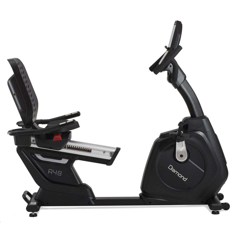 Carica immagine in Galleria Viewer, R48 RECLINE BIKE ELETTROMAGNETICA PROGRAMMABILE E AUTOALIMENTATA