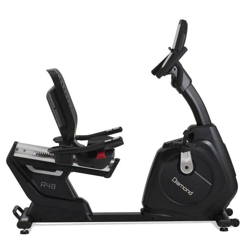 Carica immagine in Galleria Viewer, R48 RECLINE BIKE ELETTROMAGNETICA PROGRAMMABILE E AUTOALIMENTATA