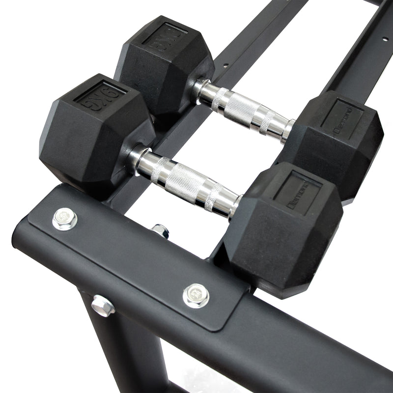 Carica immagine in Galleria Viewer, RASTRELLIERA MANUBRI – 3 RIPIANI (15 COPPIE)