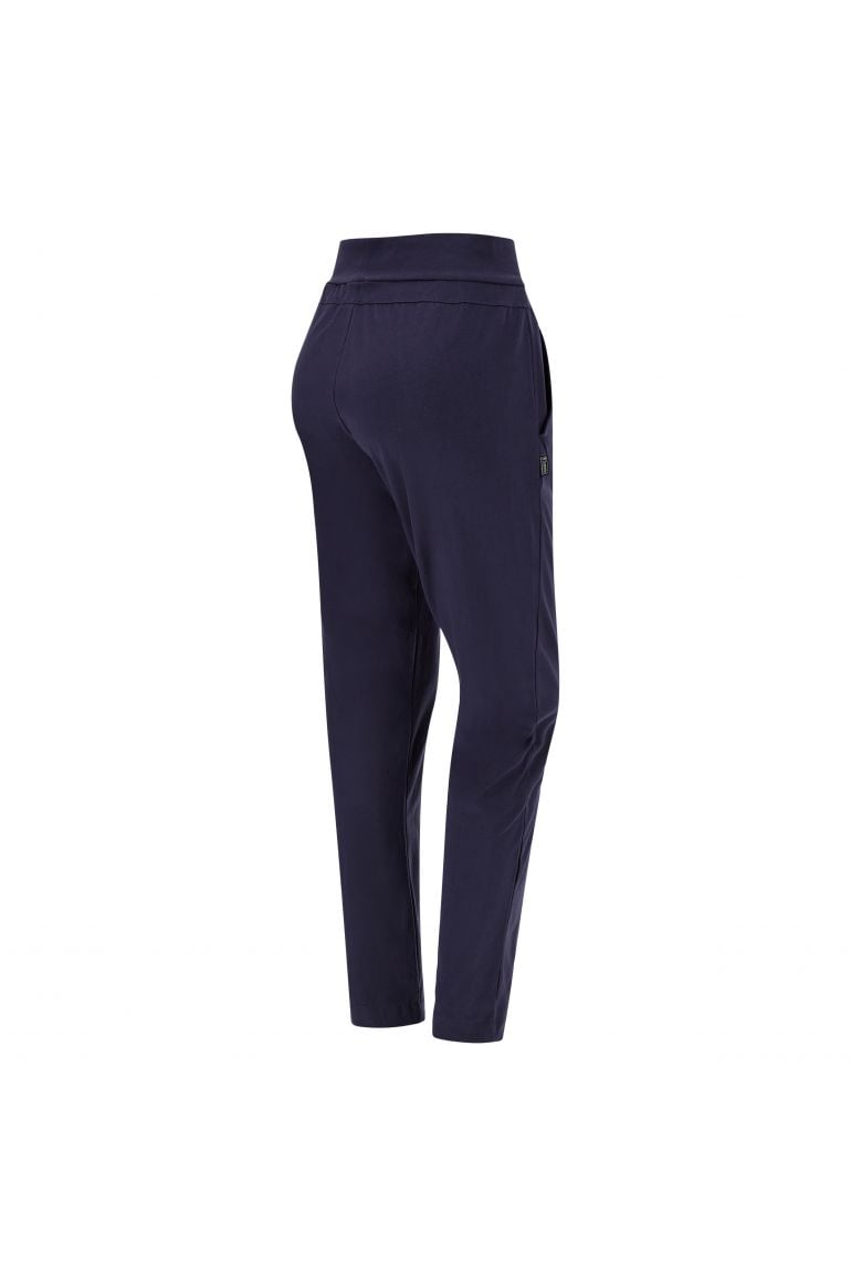 Carica immagine in Galleria Viewer, Pantaloni a vita alta con coulisse e fondo rivoltabile