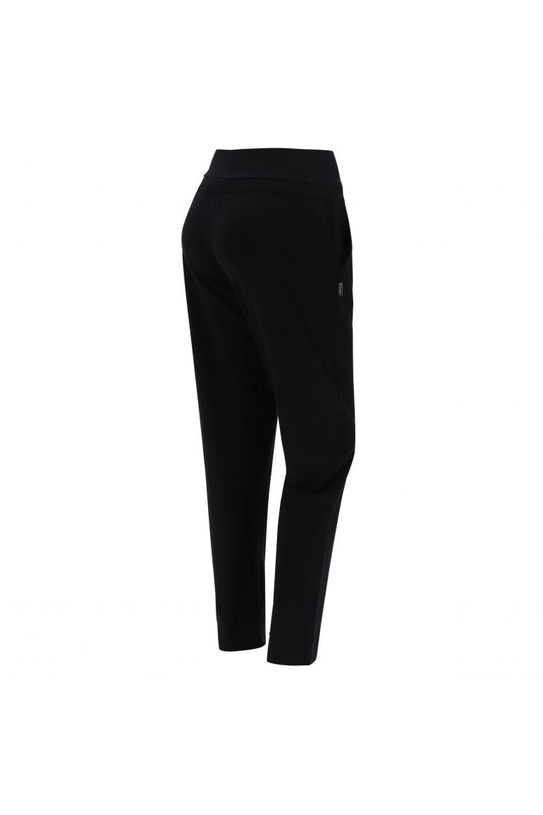 Carica immagine in Galleria Viewer, Pantaloni a vita alta con coulisse e fondo rivoltabile