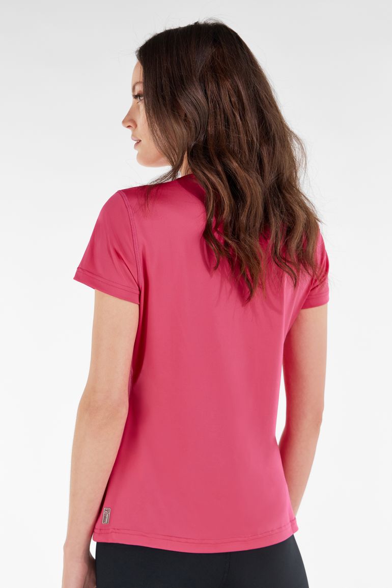 Carica immagine in Galleria Viewer, T-shirt in tessuto tecnico traspirante riciclato con stampa FRWBHT1