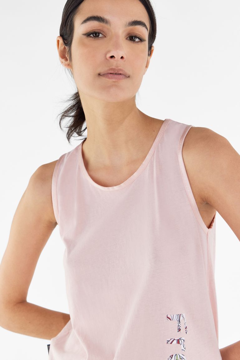 Carica immagine in Galleria Viewer, Canotta jersey di cotone stampa floreale FREDDY TRAINING