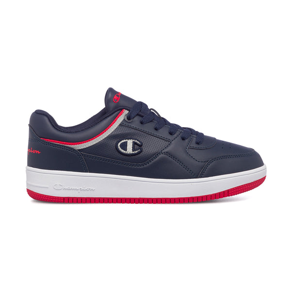 Carica immagine in Galleria Viewer, SCARPE Champion Rebound Low B GS blu da ragazzo con logo laterale