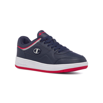 Carica immagine in Galleria Viewer, SCARPE Champion Rebound Low B GS blu da ragazzo con logo laterale
