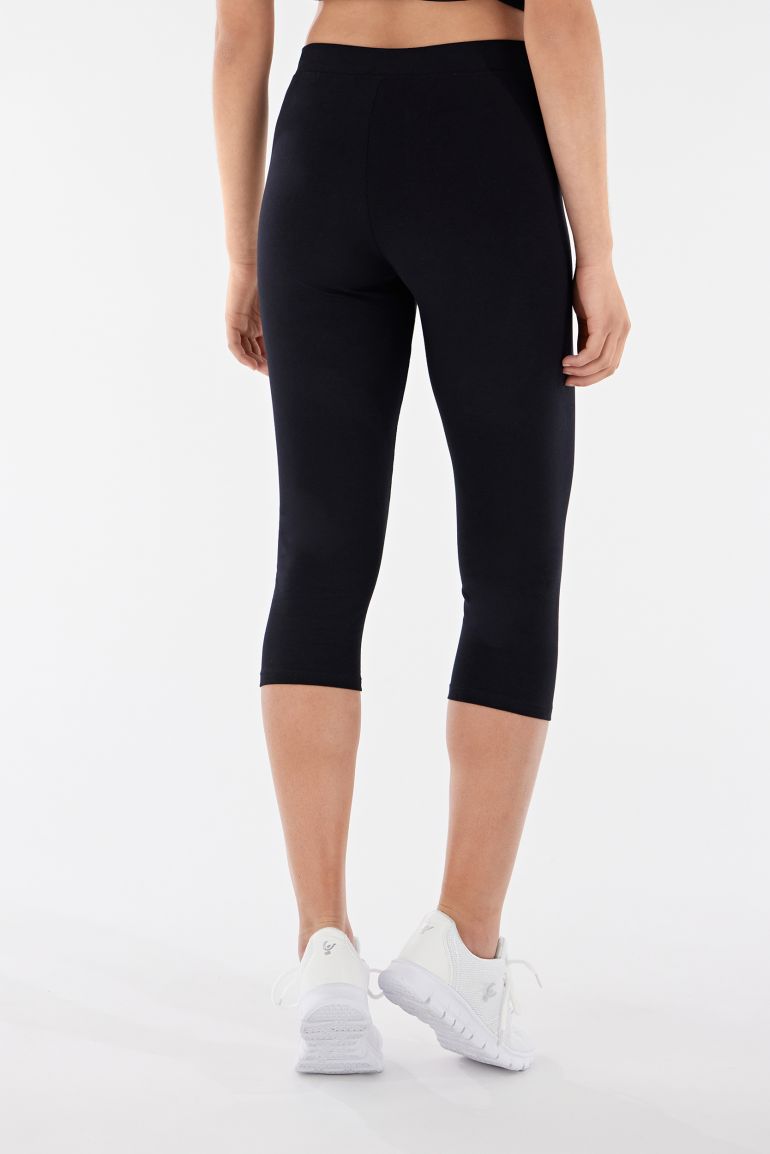 Carica immagine in Galleria Viewer, Leggings corsaro con stampa Freddy argento su un fianco