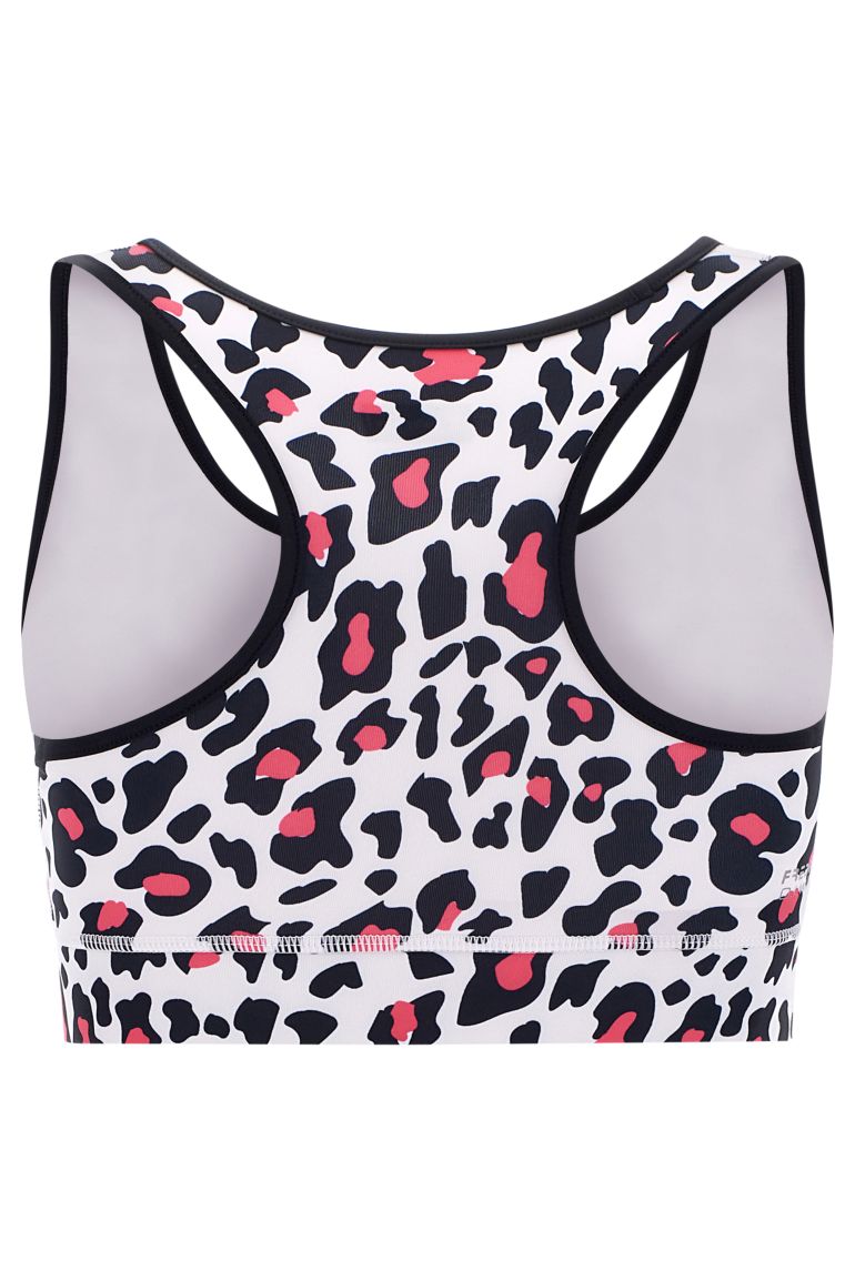 Carica immagine in Galleria Viewer, Reggiseno sportivo tessuto traspirante a fantasia all over