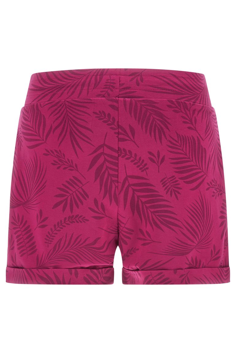 Carica immagine in Galleria Viewer, Shorts in jersey stampa foliage tropicale