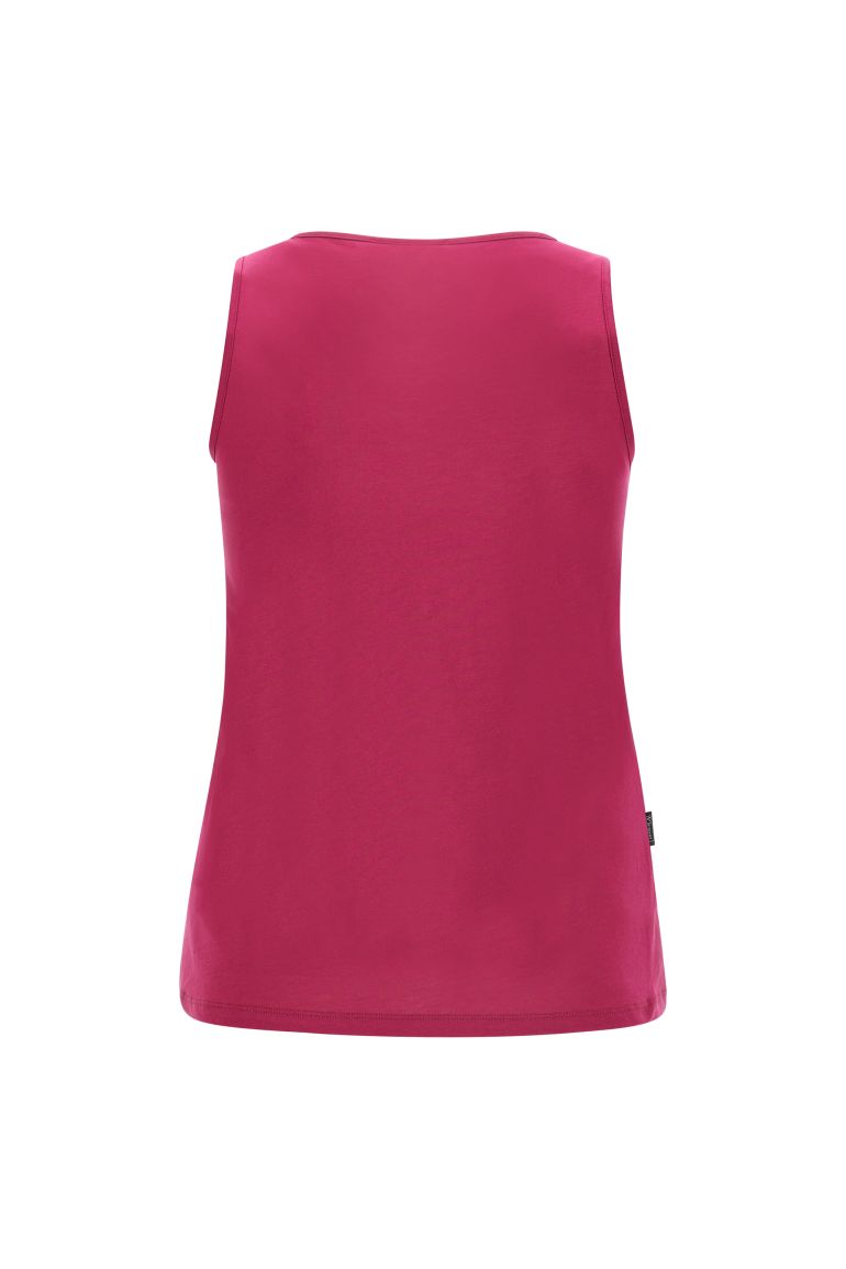 Carica immagine in Galleria Viewer, Canotta con fondo incrociato stampa foliage e lettering