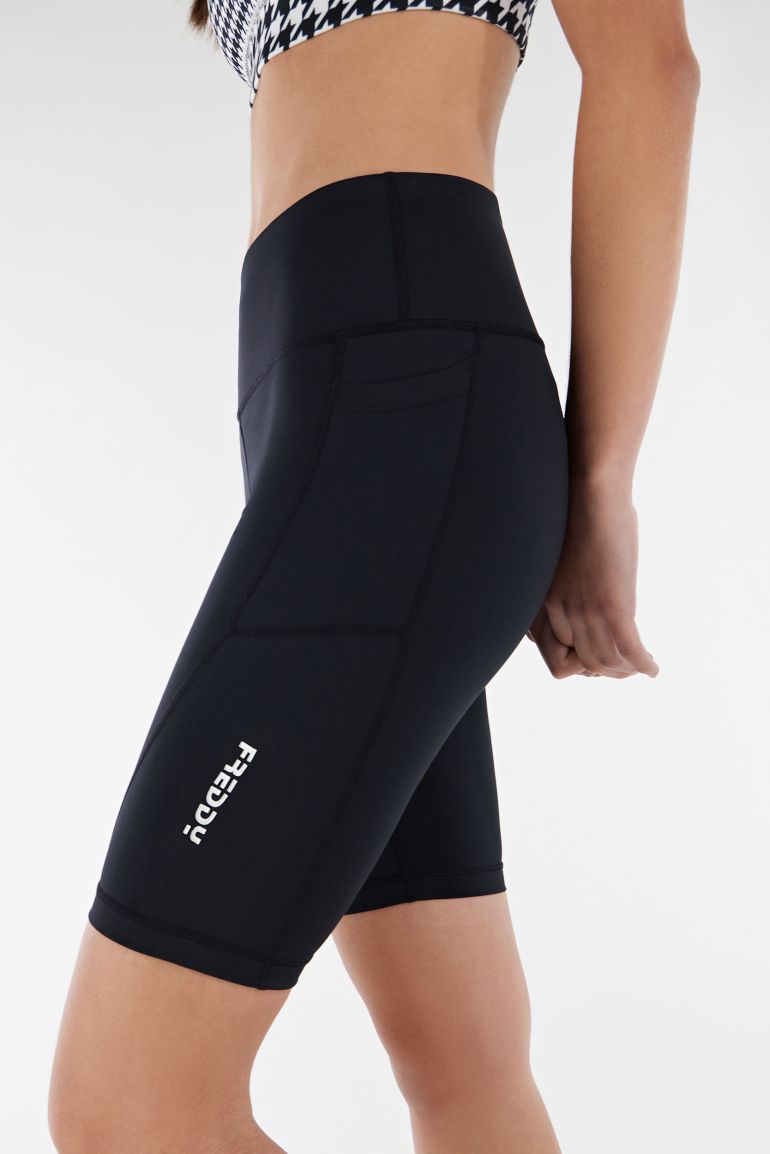 Carica immagine in Galleria Viewer, Leggings ciclista SuperFit in tessuto tecnico traspirante