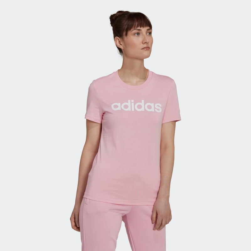 Carica immagine in Galleria Viewer, T-SHIRT ADIDAS LOUNGEWEAR ESSENTIALS SLIM LOGO