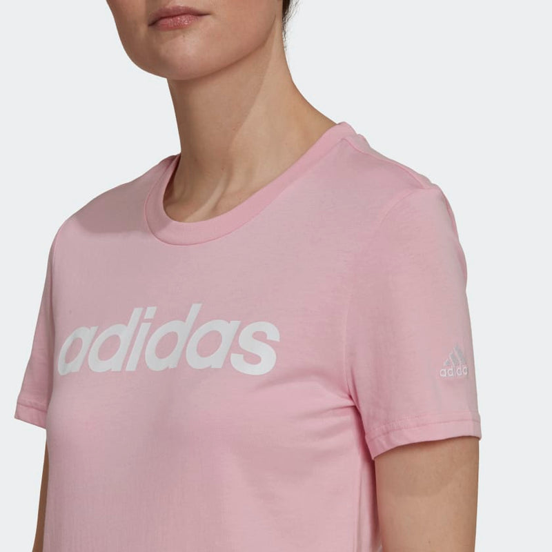 Carica immagine in Galleria Viewer, T-SHIRT ADIDAS LOUNGEWEAR ESSENTIALS SLIM LOGO