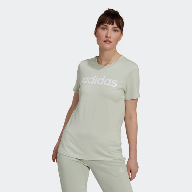Carica immagine in Galleria Viewer, T-SHIRT ADIDAS LOUNGEWEAR ESSENTIALS SLIM LOGO
