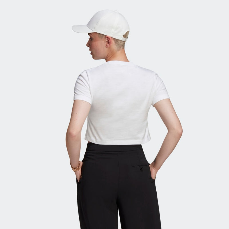 Carica immagine in Galleria Viewer, T-SHIRT ADICOLOR CLASSICS ROLL-UP SLEEVE CROP