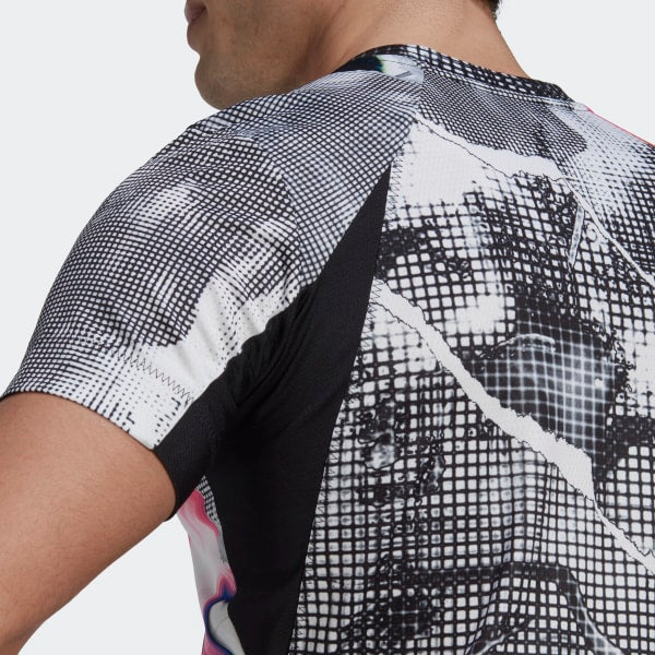 Carica immagine in Galleria Viewer, T-SHIRT ADIDAS DA TENNIS U.S. SERIES PRINTED FREELIFT
