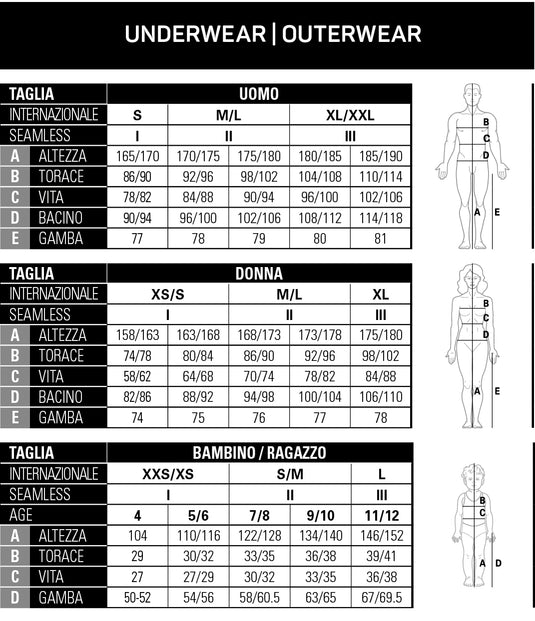 KIT JR INTIMO LUPETTO + CALZAMAGLIA 3/4 M1