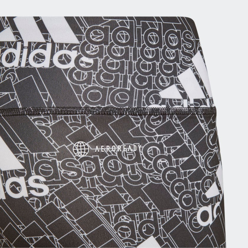 Carica immagine in Galleria Viewer, PANTALONI ADIDAS TIGHT LUNGHI AEROREADY DESIGNED TO MOVE BRAND LOVE