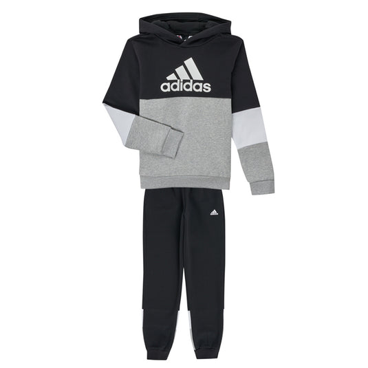 Tuta Adidas B Cb Fl Ts Nera e Grigia bambino