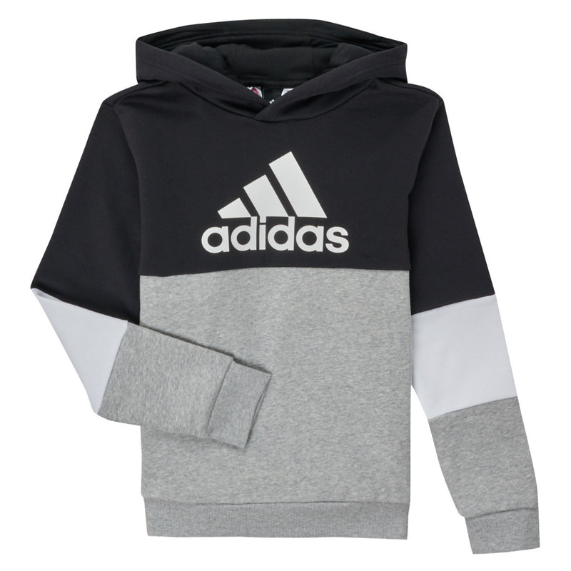 Carica immagine in Galleria Viewer, Tuta Adidas B Cb Fl Ts Nera e Grigia bambino