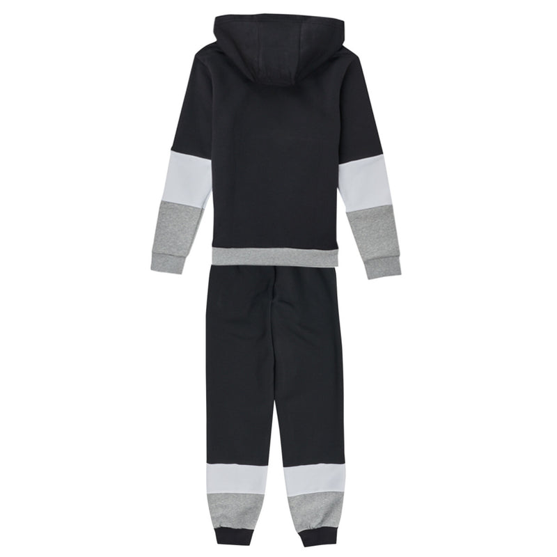 Carica immagine in Galleria Viewer, Tuta Adidas B Cb Fl Ts Nera e Grigia bambino