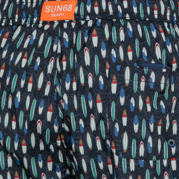 Carica immagine in Galleria Viewer, COSTUME SWIM PANT SMALL PRINT NERO