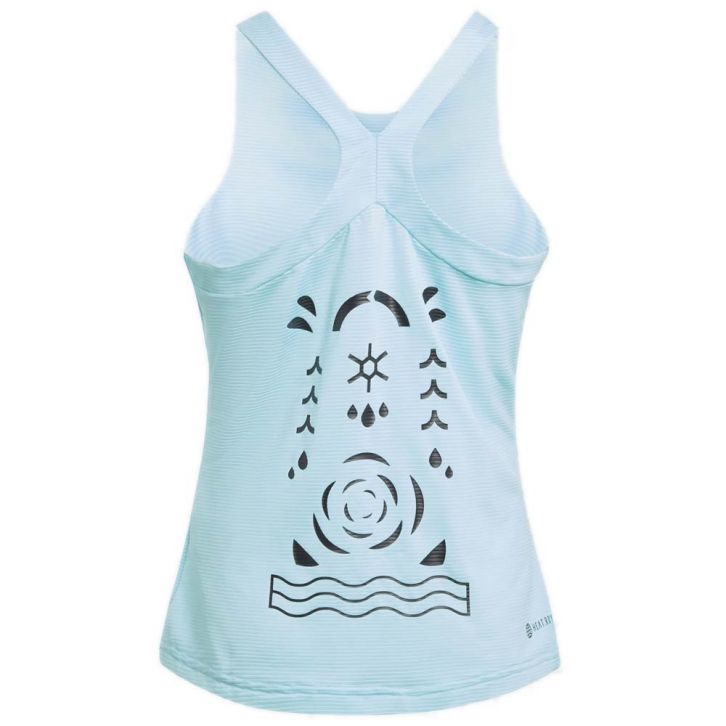 Carica immagine in Galleria Viewer, CANOTTA ADIDAS JUNIOR FILLE HEAT.RDY PARIS BLEU