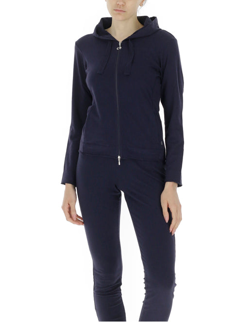 Carica immagine in Galleria Viewer, FELPA CON ZIP E CAPPUCCIO ECO-WEAR